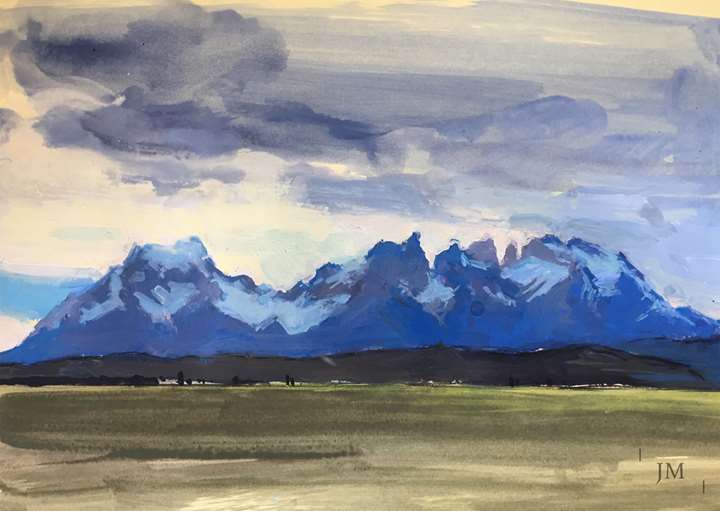Silhouette, Torres del Paine